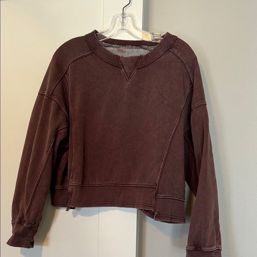 Free People Movement Intercept cropped Sweatshirt